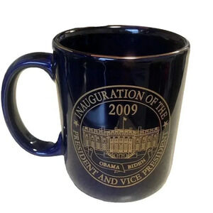 FIRST INAUGURATION PRESIDENT BARACK OBAMA & VICE PRESIDENT BIDEN MUG - 2009